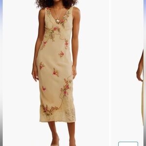 Free People Meet Again Midi Dress XS